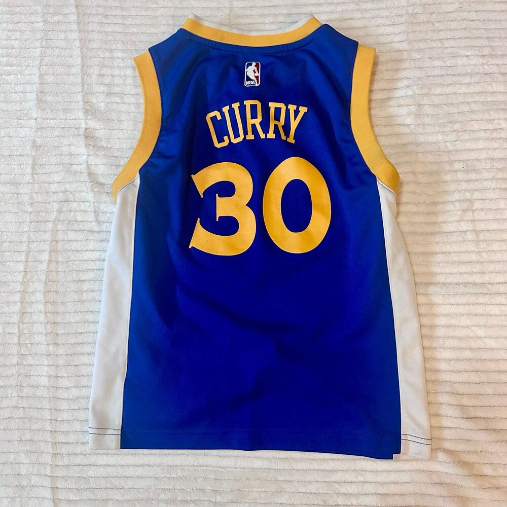 Golden State WARRIORS Steph Curry Adidas Jersey Size Youth Small - Picture 2 of 8